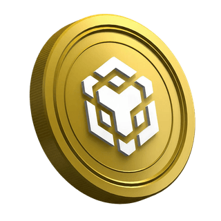 Binance BNB cryptocurrency coin on a guide page for a new trader