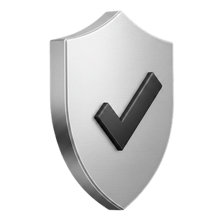 Approval icon showing a 3D checkmark on Royal Vermode how it works page